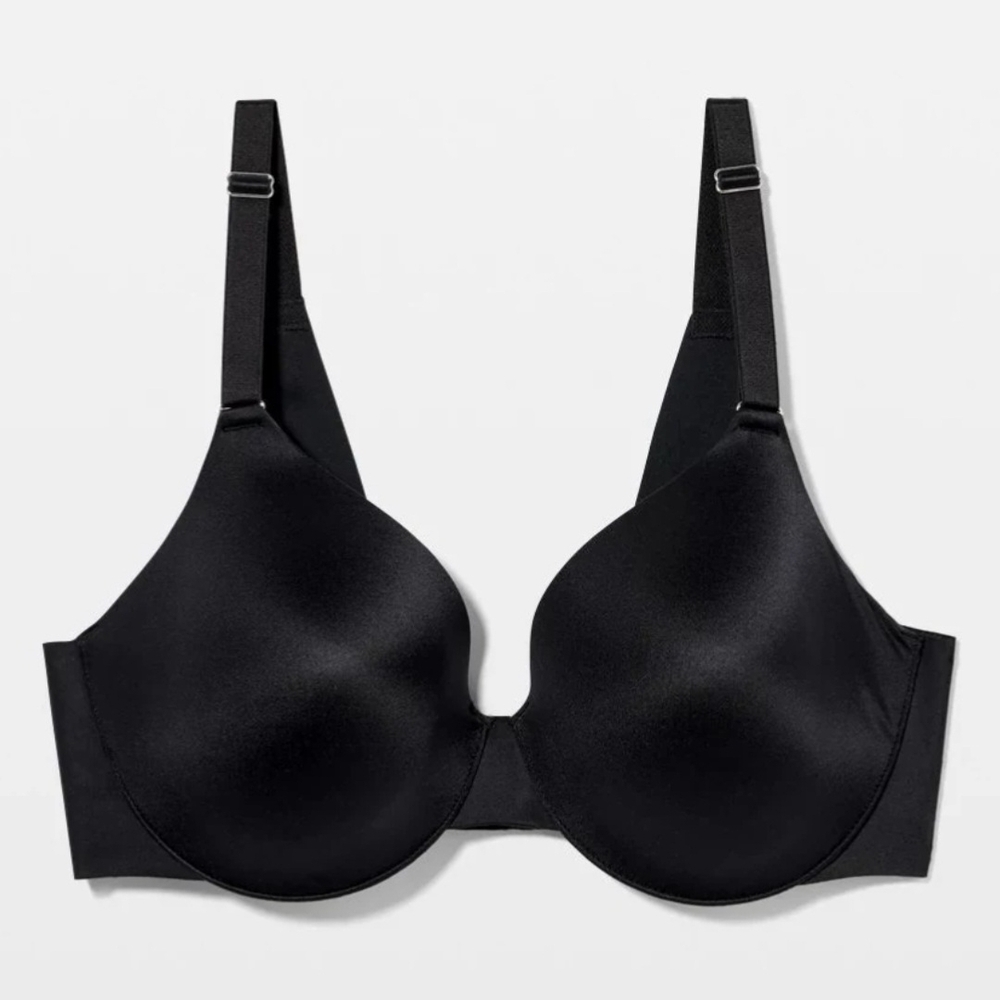 Soma 36D Set Of 4 Black Smooth Underwire T-Shirt Bras with Molded Cups